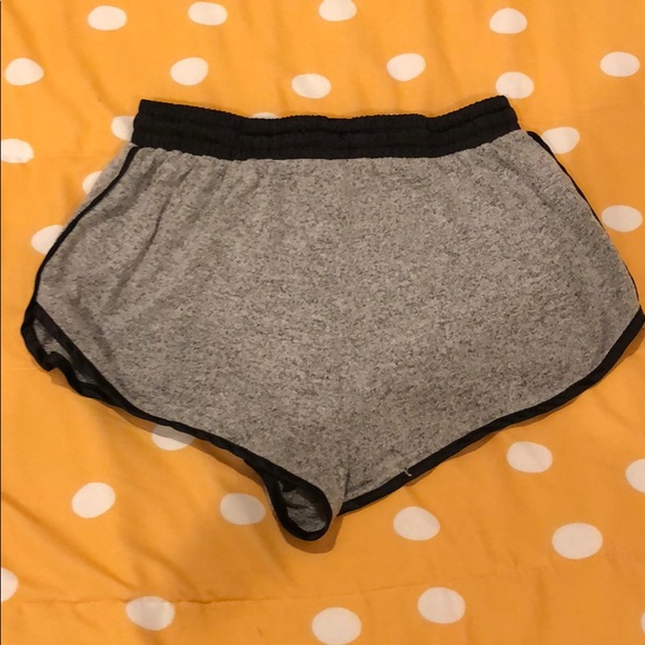 Grey and Black Pajama Shorts - Picture 2 of 4